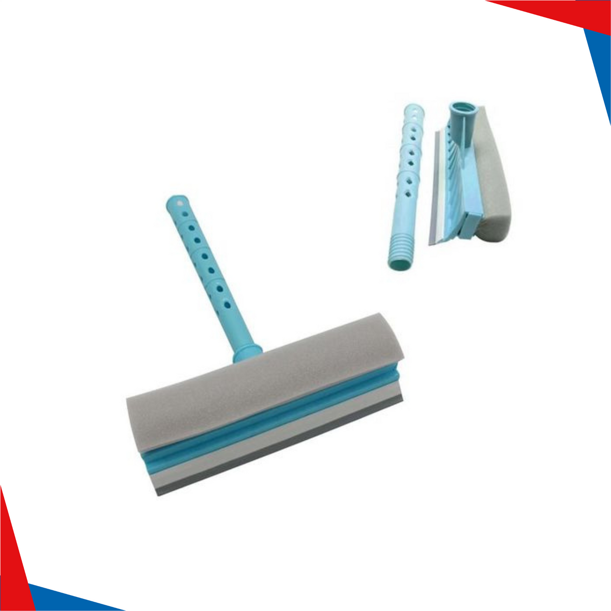 RACLETTE VITRE EN PLASTIQUE + EPONGE ZAMBAK