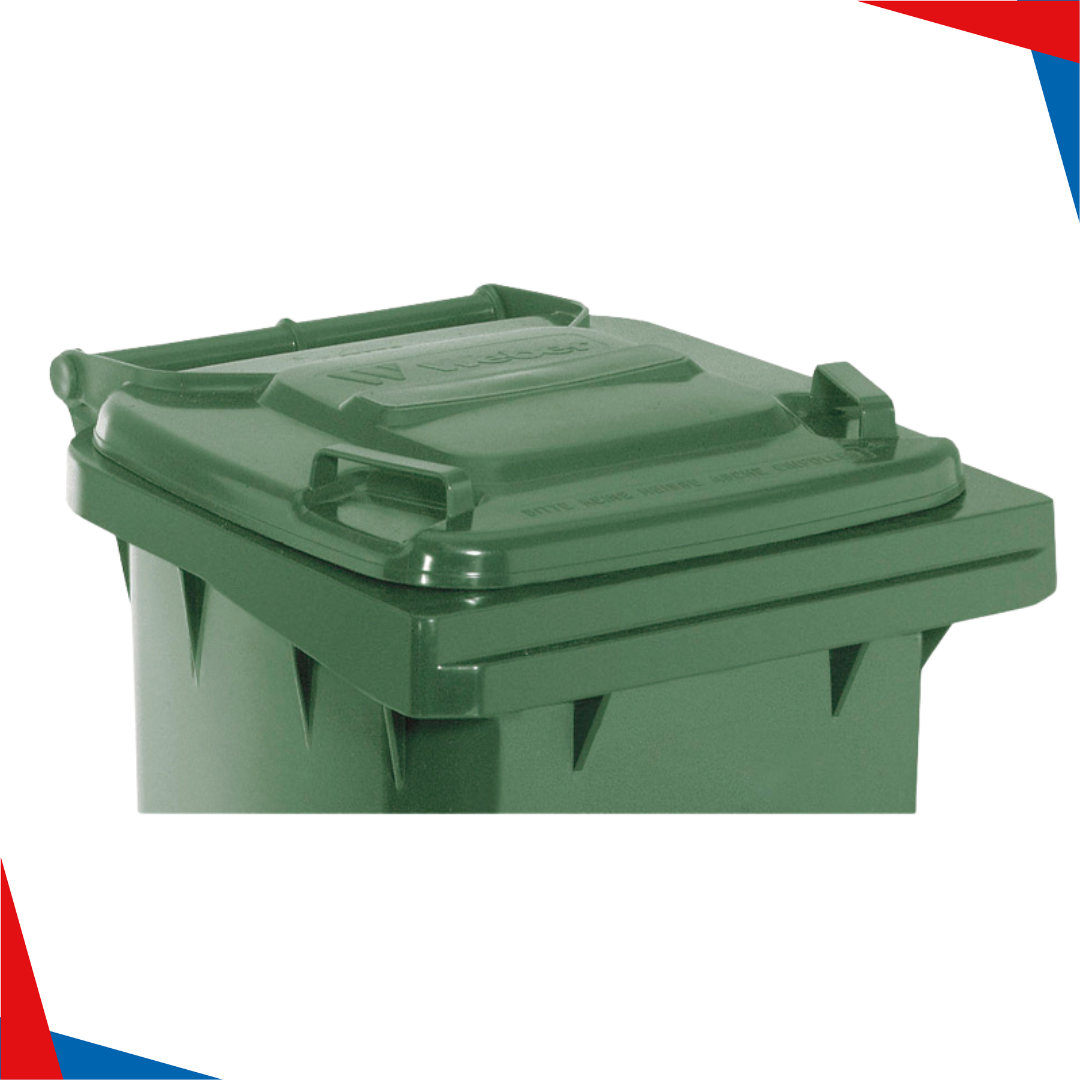 POUBELLE GARAGE 240L VERT – Image 2