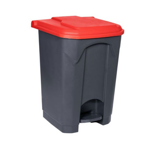 POUBELLE À PEDALE 50 LITRES GRISE