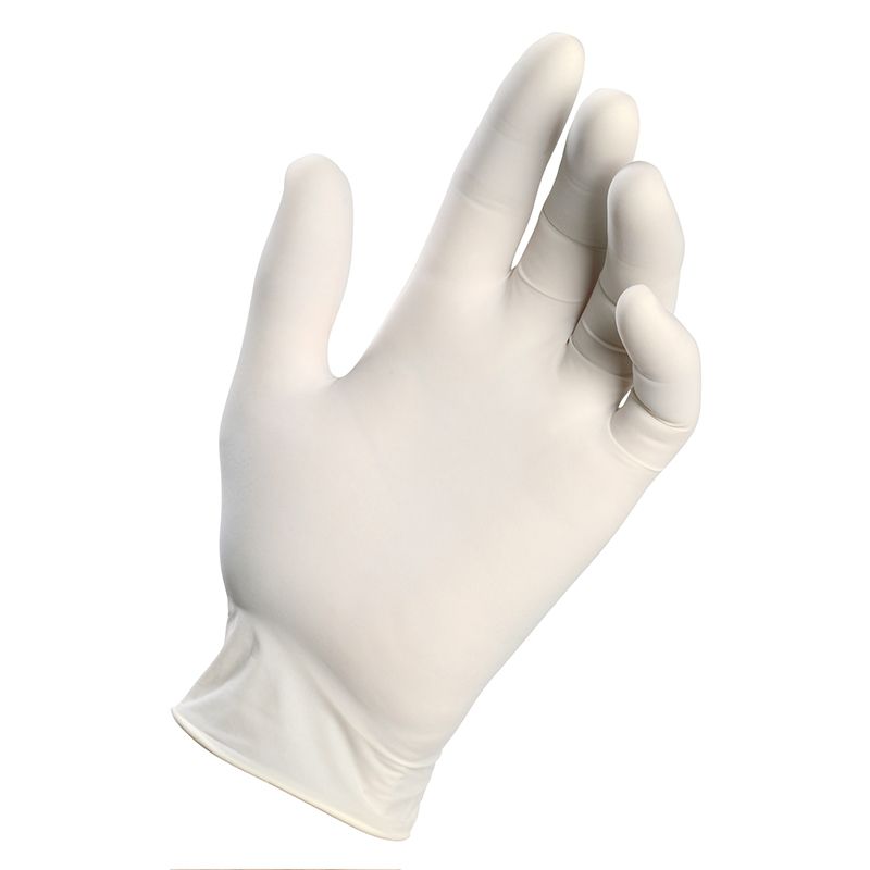 GANTS LATEX CONTACT ALIMENTAIRE, LÉGÈREMENT POUDRE