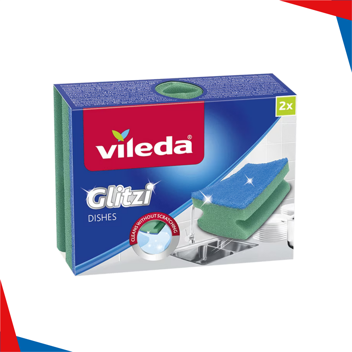 GLITZI EPONGE VAISSELLE P2 VILEDA