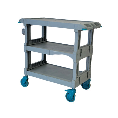CHARIOT DE SERVICE 3 NIVEAUX 4 ROUES UTP