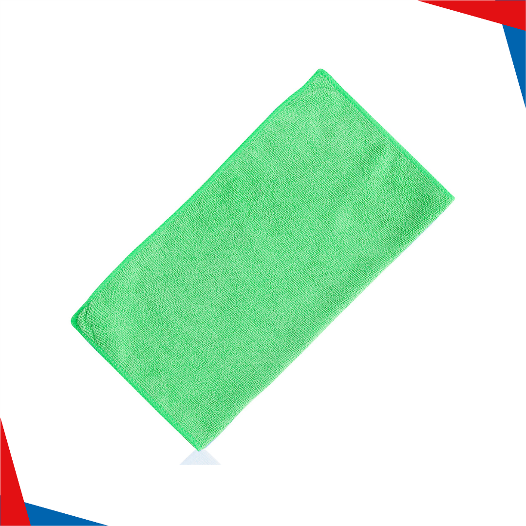 TORCHON MICROFIBRE 38X36 200G/M2 VERT PAQUET 12 – Image 2