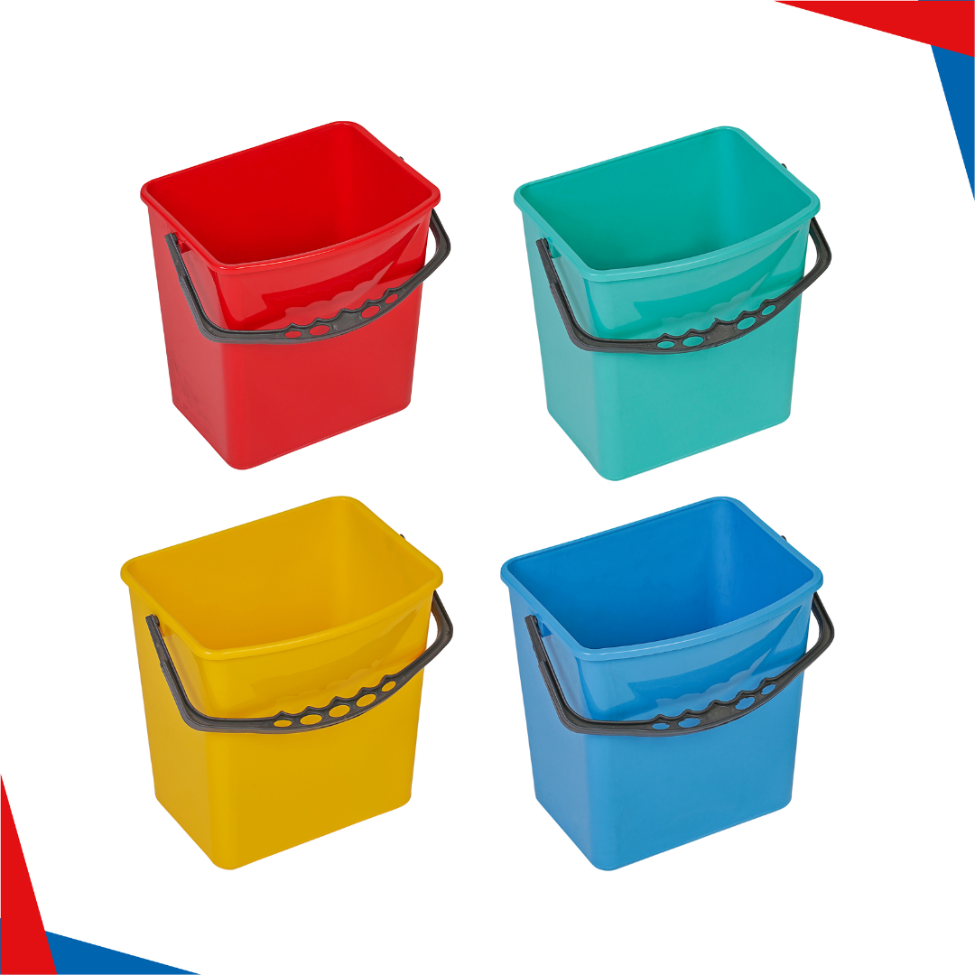 SEAU CARRE EN PLASTIQUE 6L EXTRA UC