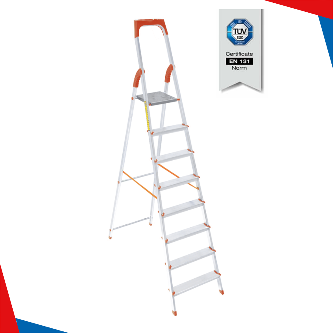 ESCABEAU ALUMINIUM SARAYLI 8 MARCHES 2.28m