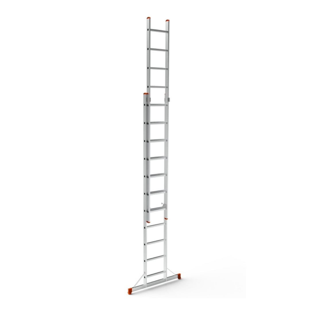ECHELLE INDUSTRIELLE ALUMINIUM DOUBLE 11+11 6.20M