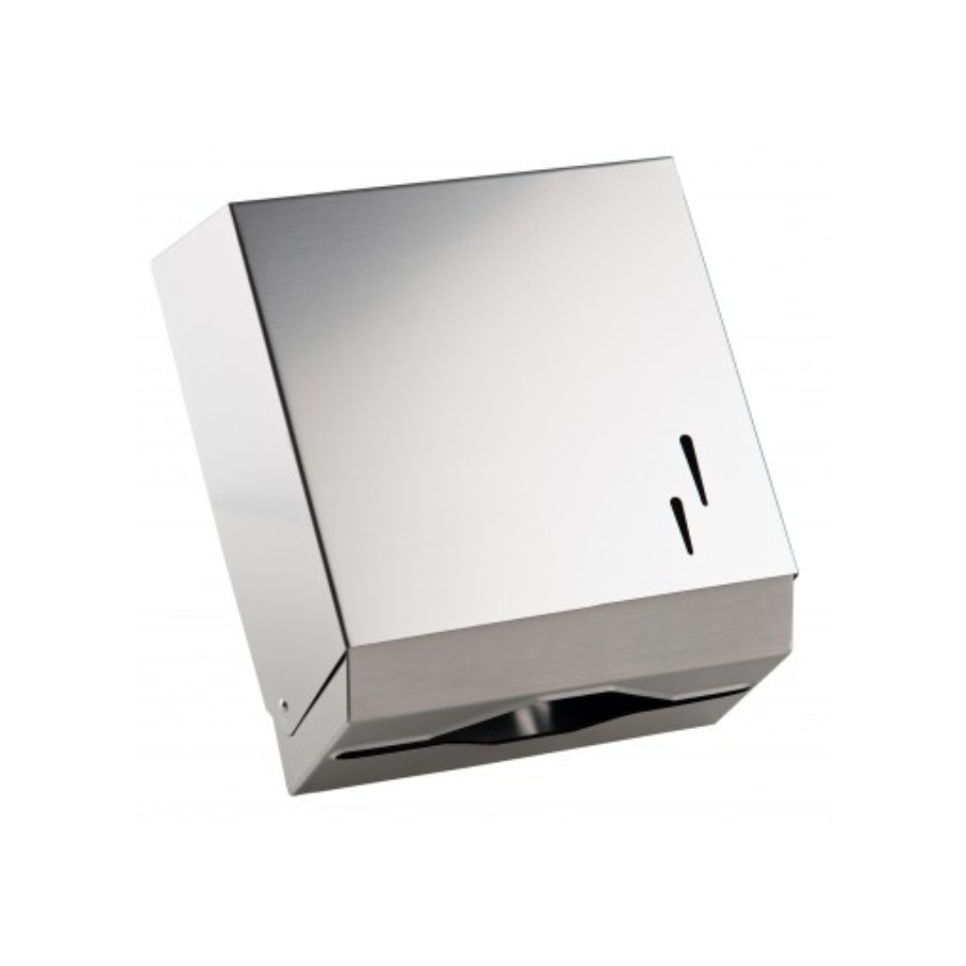 DISTRIBUTEUR INOX DE PAPIER ZIG ZAG