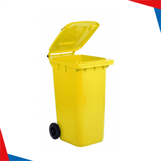 POUBELLE GARAGE 240L JAUNE MAYA