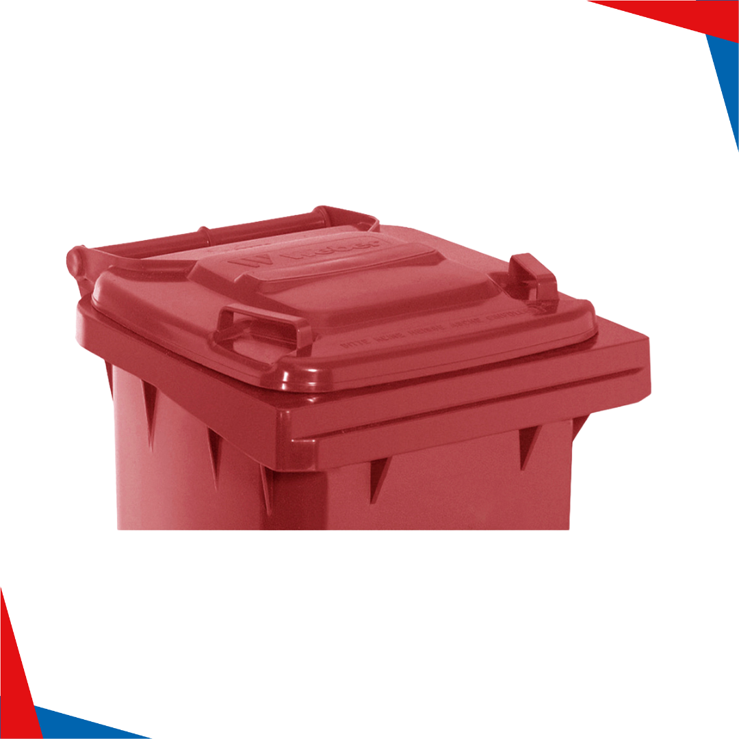 POUBELLE GARAGE 240L ROUGE MAYA – Image 2