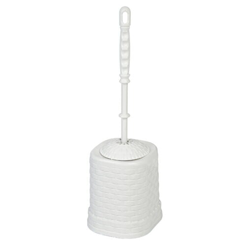BROSSE WC BLANCHE EN PLASTIQUE
