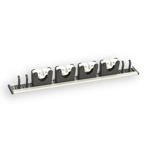 PORTE OUTILS DE 04 SUPPORTS GRIS