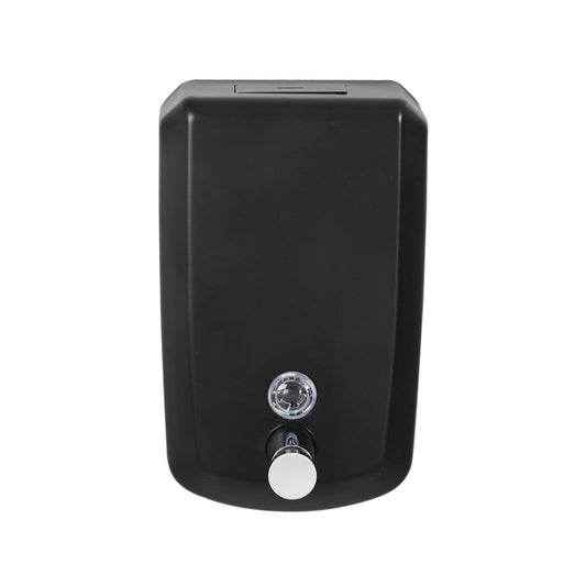 DISTRIBUTEUR A SAVON EN METAL NOIR
