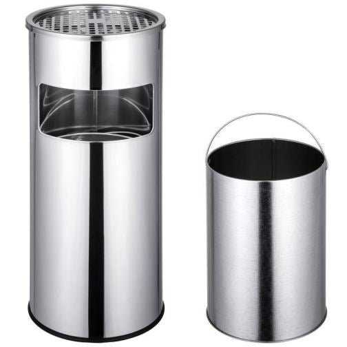 CENDRIER POUBELLE EN ACIER 12L