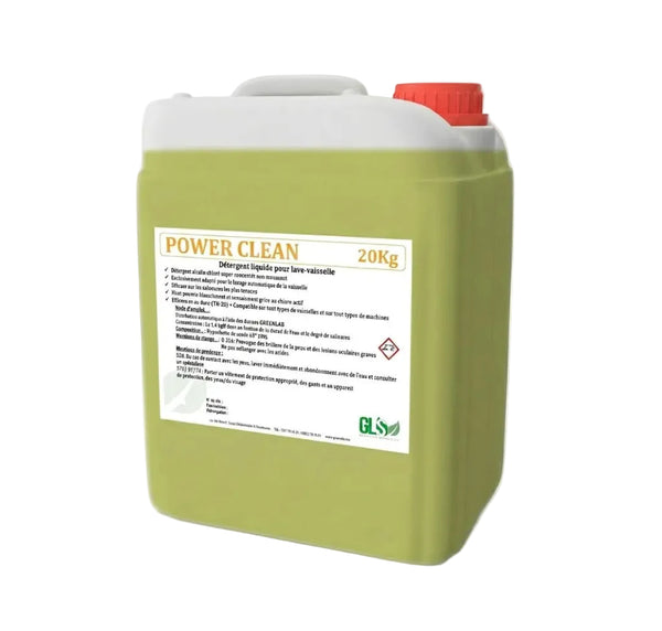 POWER CLEAN Détergent liquide pour lave-vaisselle 20 KG