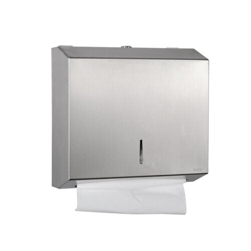 Distributeur d'Essuie-Mains Zig-Zag Keolix - Acier Inoxydable