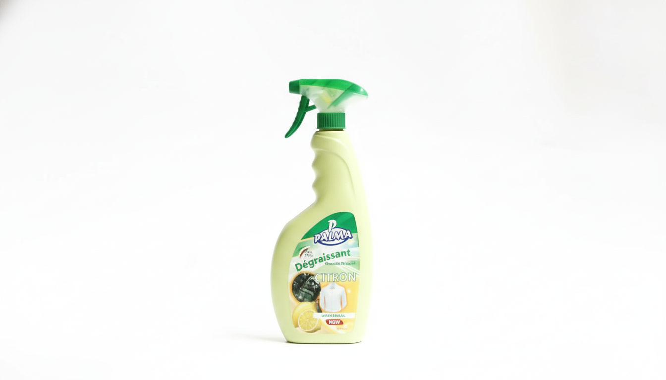 PALMA Dégraissant Citron - Nettoyant Surpuissant Cuisine, Anti-Graisse 750ml