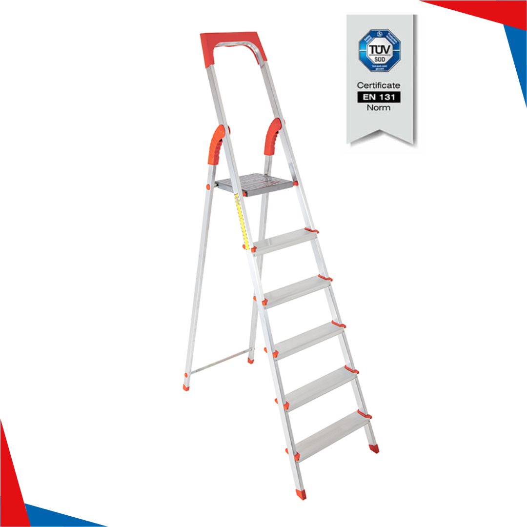 ESCABEAU ALUMINIUM SARAYLI 6 MARCHES 1.84m