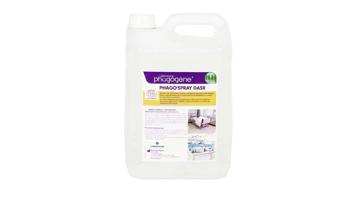 Christeyns PHAGO'SPRAY DASR - Désinfectant de Surface Hydro-alcoolique (5L) - Papla Boutique