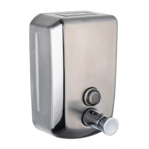 Distributeur de Savon Mural en Inox Satiné - Keolix - Papla Boutique