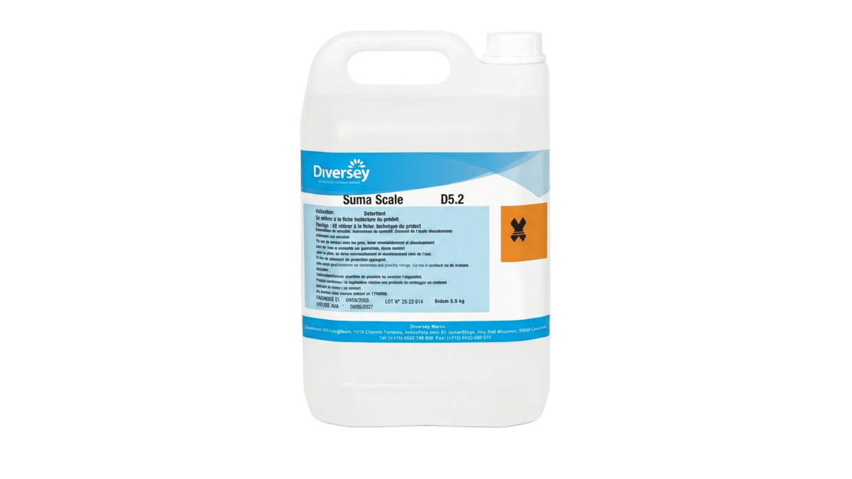Diversey Suma Scale D5.2 - Détartrant Acide Puissant pour Cuisine (5L) - Papla Boutique