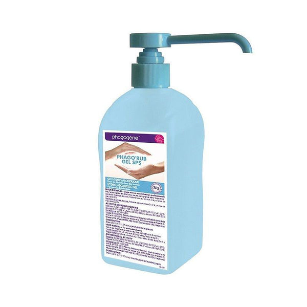 Gel Hydro-alcoolique Phago'rub Gel SPS - Pompe 500ml - Papla Boutique