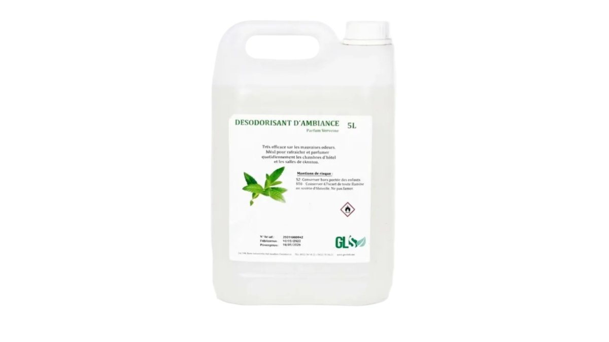 GLS Désodorisant d'Ambiance - Parfum Verveine (5L) - Papla Boutique