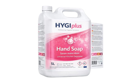 HYGIplus - Hand Soap Savon Mains Doux & Dégraissant (5L) - Papla Boutique
