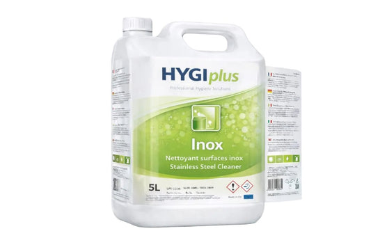HYGIplus - Inox Nettoyant Surfaces Inox (5L) - Papla Boutique