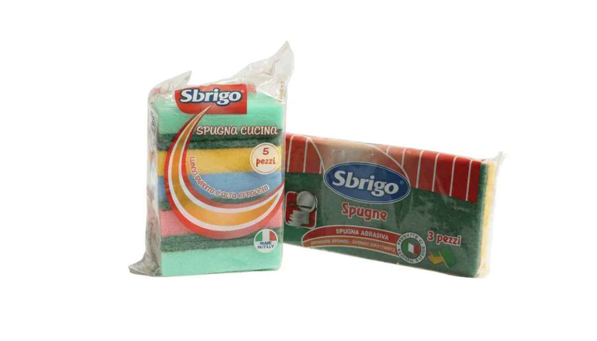 Sbrigo - Éponges de Cuisine Abrasives